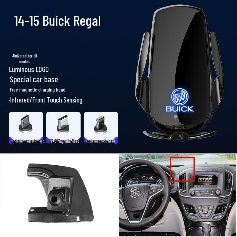Magnetyczny Bezprzewodowy Szybki Ładowarka Uchwyt na Telefon Samochodowy do Buick GL8/Excelle/Regal/Verano/Envision