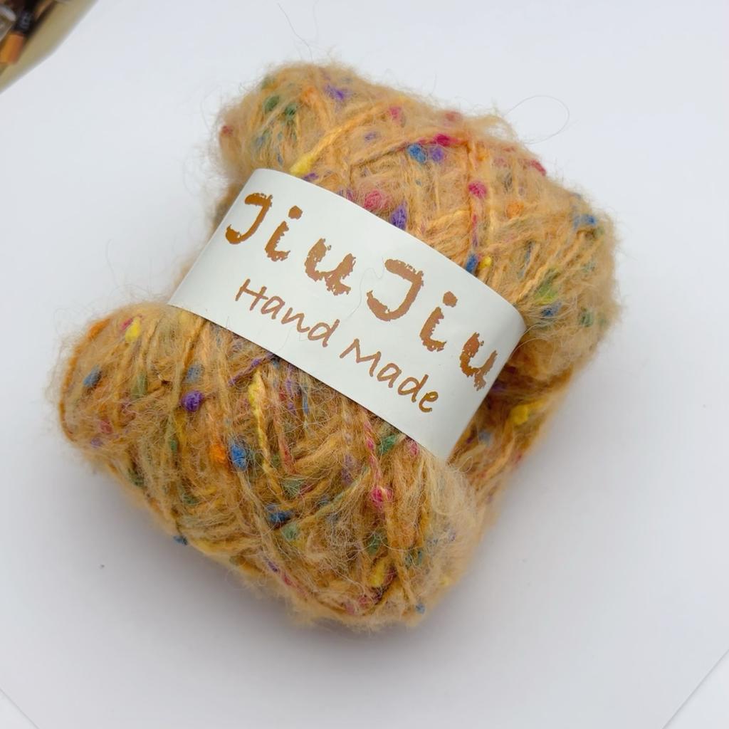250g Yarn Handmade Wool Gypsy Ball Color Knitting Rough Mix Plush Yarn Ball Crochet Designer Sewing Sweater Accessories