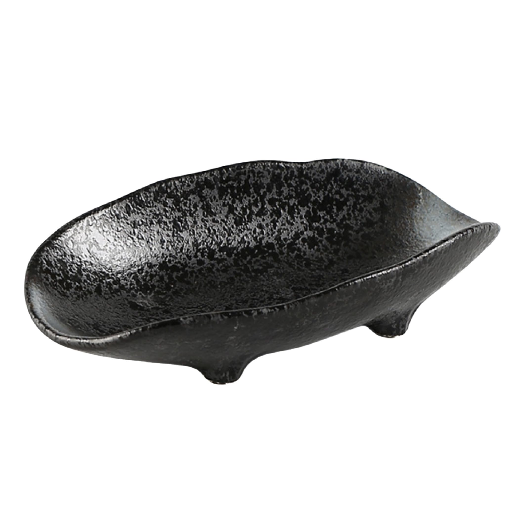 Felimoa Water Basin Flower Vase, Ceramic, Boat Shape, Flower Vase for Ikebana and Flower Arrangement