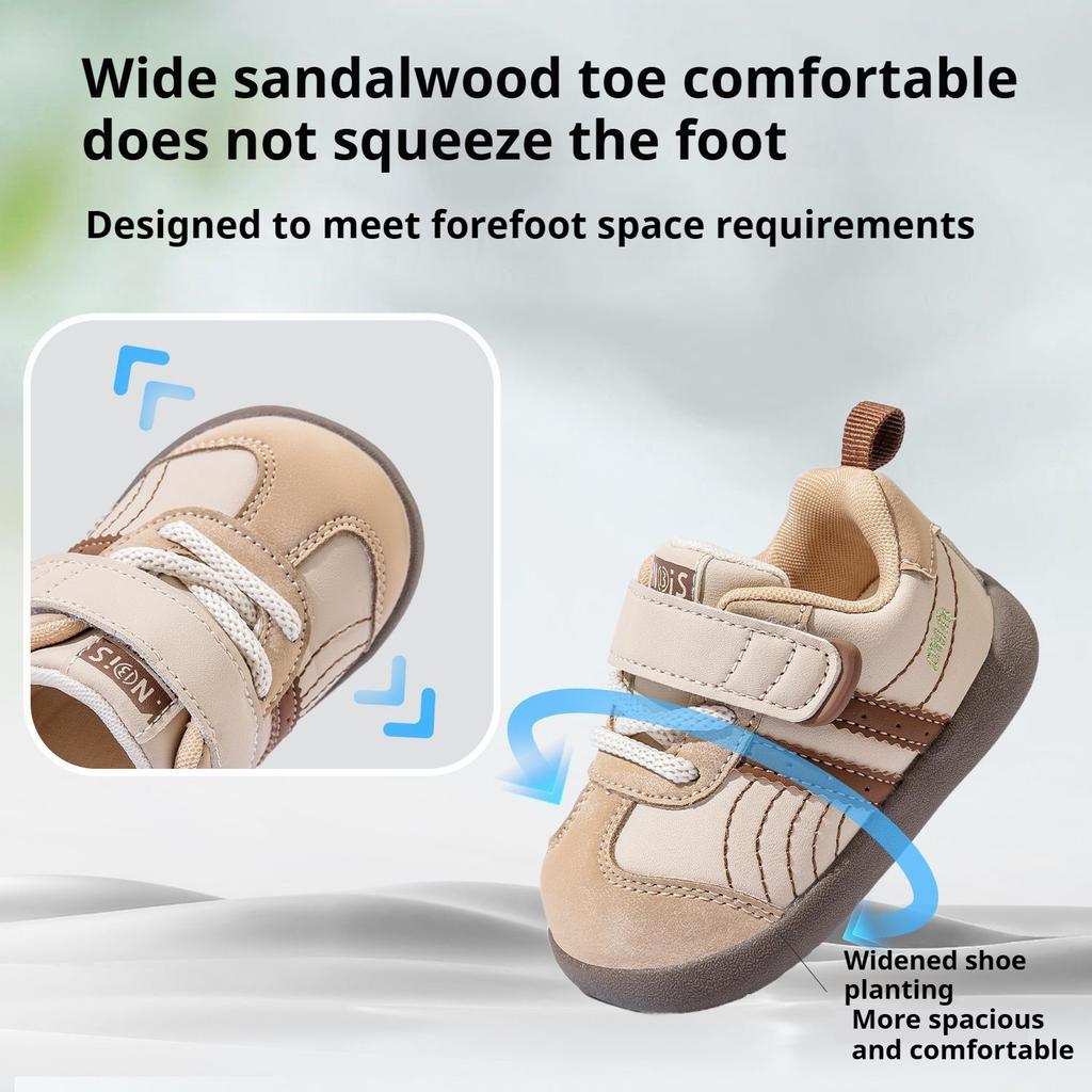 Breathable toddler shoes for girls soft-soled sneakers for boys non-slip and wear-resistant children's shoes