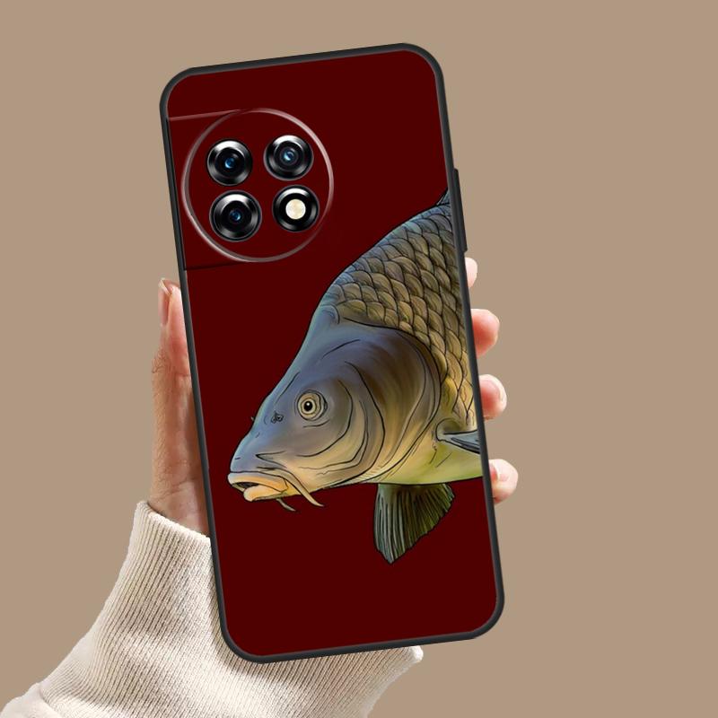 Carp Fishing Case For OnePlus Nord 5 CE 4 3 Lite N20 N30 OnePlus 15 13 12 11 8 9 10 Pro 12R 13T 13R Cover