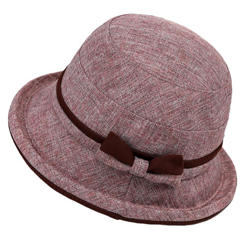 Middle-Aged And Elderly Hat Female Spring And Autumn Mother Sun Hat Old Man Summer Breathable Basin Hat Bucket Hat Grandma Cloth Hat