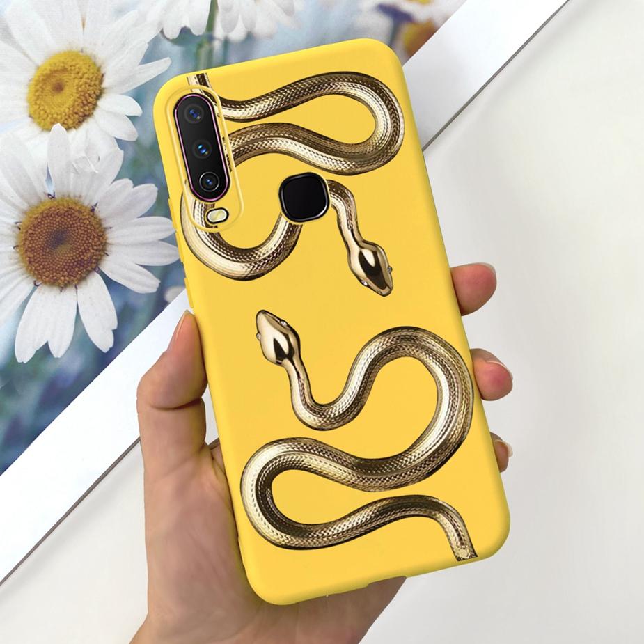 For Vivo Y12 Case Vivo Y15 Y17 1902 1904 Cute Fashion Cartoon Cover Soft Silicone Phone Case For Vivo Y15 Y 12 17 VivoY12 Fundas