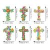 6Pcs Diamond Art Kits Diamond Painting Magnets DIY Diamond Art Refrigerator Magnets DIY Art Crafts for Adults Beginners