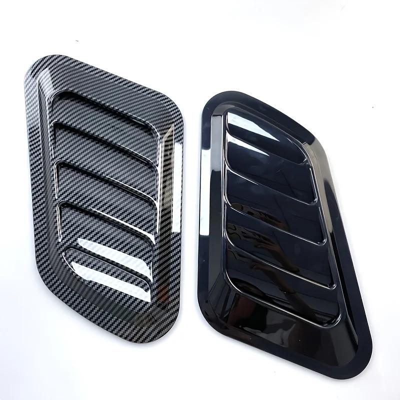 Automotive universal hood air flow inlet hood hood ventilation vent cover fashionable modification fake air outlet engine parts