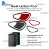 Real Soft Carbon Fiber Stickers For Mercedes Benz Smart 453 Fortwo/Forfour 2016 2017 2018  Car Dashboard Sides Air Outlet