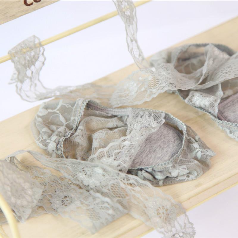 Șosete Invisible Antiderapante din Dantelă pentru Femei și Fete cu Curelușă Harajuku Drăguțe Vintage Retro Decupate Joase Lady Albe Prințesă Vară