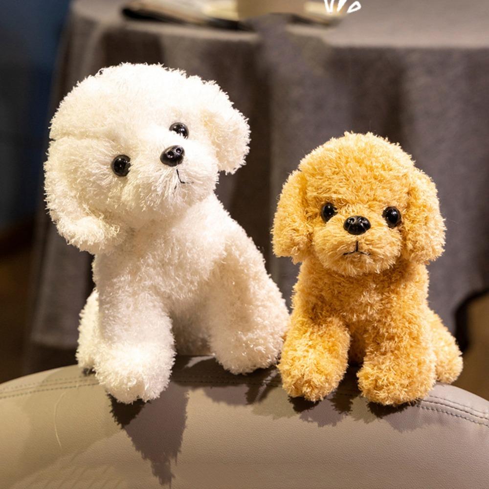 Animals Small Dog Plush Doll Stuffed Poodle Dog Doll Lovely Dog Plush Toy  Birthday Gift