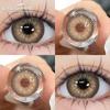 1Pair Korean Lenses Color Contact Lenses For Eyes Borwn Eyes Makeup Beauty Blue Eye Contacts Gray Pupil… More
