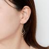 Vendome Aoyama Earrings K10 Yellow Gold Geometric AJVA2296 YG [Official]
