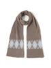 B:MING LIFE STORE by BEAMS Men's Argyle Scarf, Grey Free