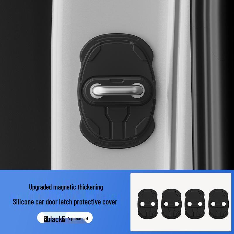 Zeekr Car Door Lock Buckle Protection Pad - Silent Anti-collision Rubber Sleeve