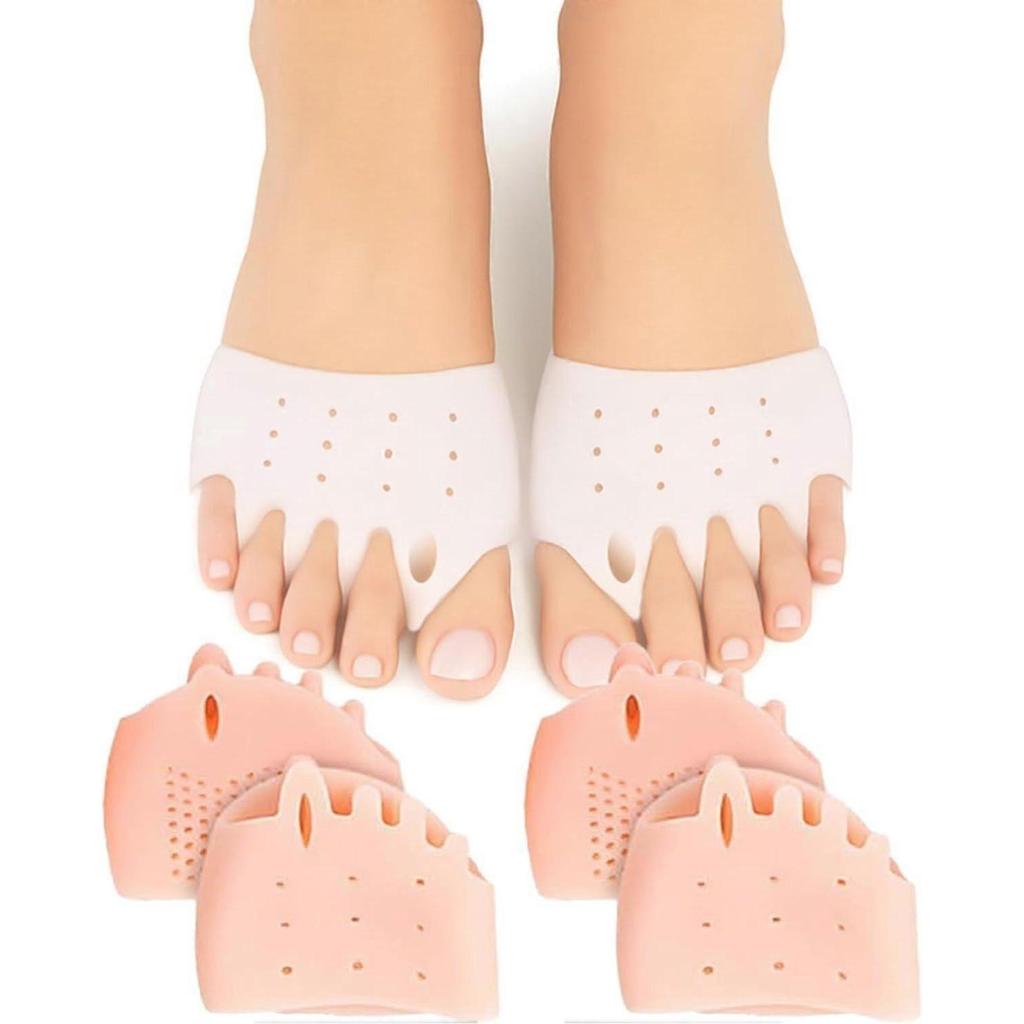 2026 New Hyggear Silicone Toe Separators, Hygear Toe Separators for Overlapping Toes Foot Corrector, Soft and Breathable Toe Separators