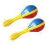 2Pcs Hand Sand Hammer Rattle Early Baby Shaker Toy Educational