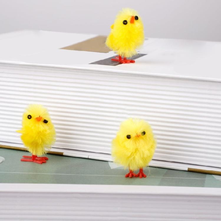 60pcs Easter Mini Fluffy Chicks Surprise Toy for Filling Easter Egg Decoration