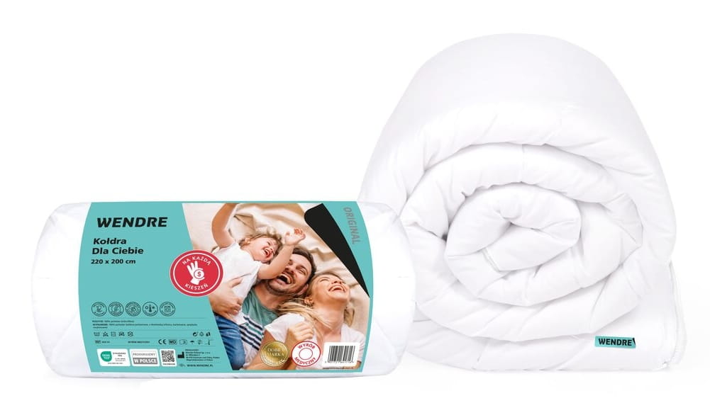 All-season Medical Blanket 200x220 Cm White Quilted Large