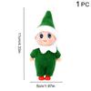 Poseable Christmas Baby Elf Dolls Ornament Plush Toys Kids Gift 2024 Christmas Party Decoration for Home 2025 New Year Supplies