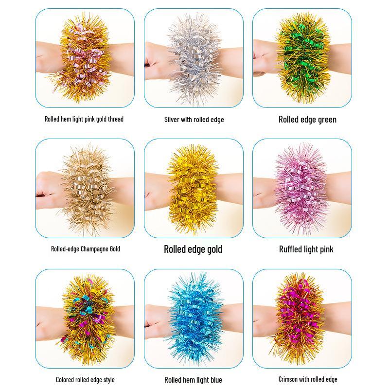 June 1st Cheerleading Wrist Flowers for Kindergarten Dance and Sports Events