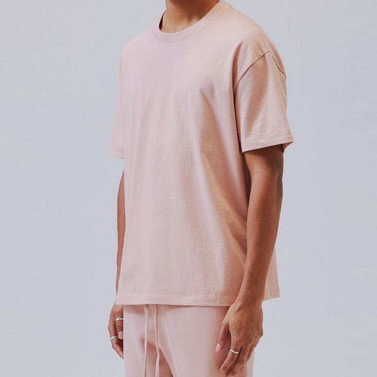 Fear Of God Essentials Pink 3M Logo Boxy T Shirt FOG-FW19-56