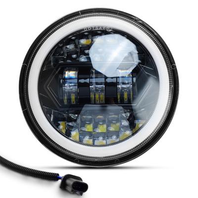 5.75 Inch Led Motorcycle Headlights Round Sealed Beam IP67 Waterproof 6000K/3000K Replacement Headlamp