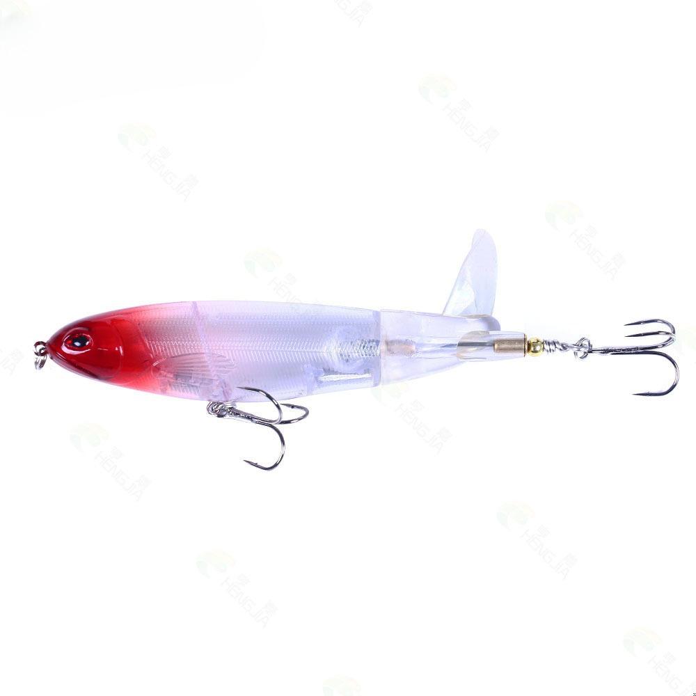 1 Stück 11cm/14cm Köderpropeller Wasseroberflächen-Traktor Schnelle Vibration Bleistift Kunststoff Hartköder Simulation Köder Angelzubehör
