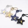 Innovative Star Shaped Keychain Lightweight PU Bag Pendant Stylish Bag Charm for Modern Lifestyle Home and Car Decors