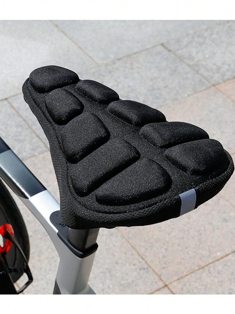 1pc Fahrradkissenbezug, stoßdämpfender reflektierender EVA-Kissenbezug für Rennräder, Mountainbike-Sattelzubehör