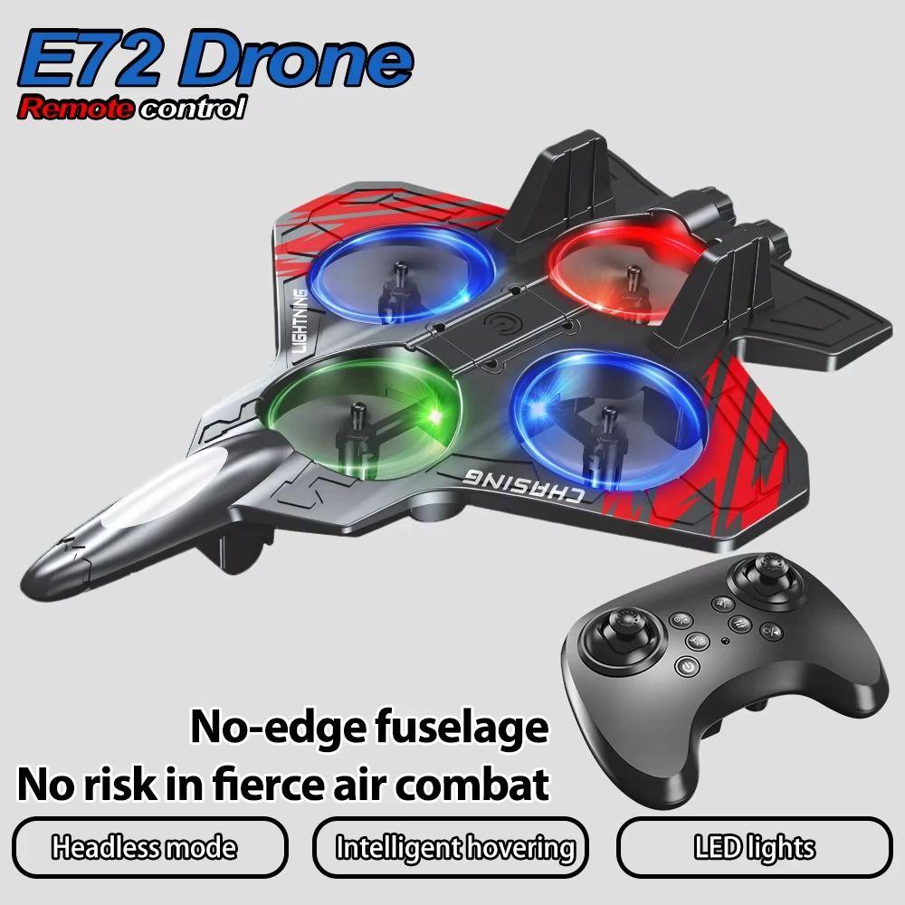 Rechargeable Four Motor Helicopter Toy Gravity Sensing RC Hobby Jet Plane  Kids Toddlers Children