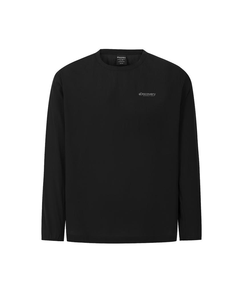 DISCOVERY EXPEDITION Men'S Airdots Long Sleeve T-Shirt (Black)