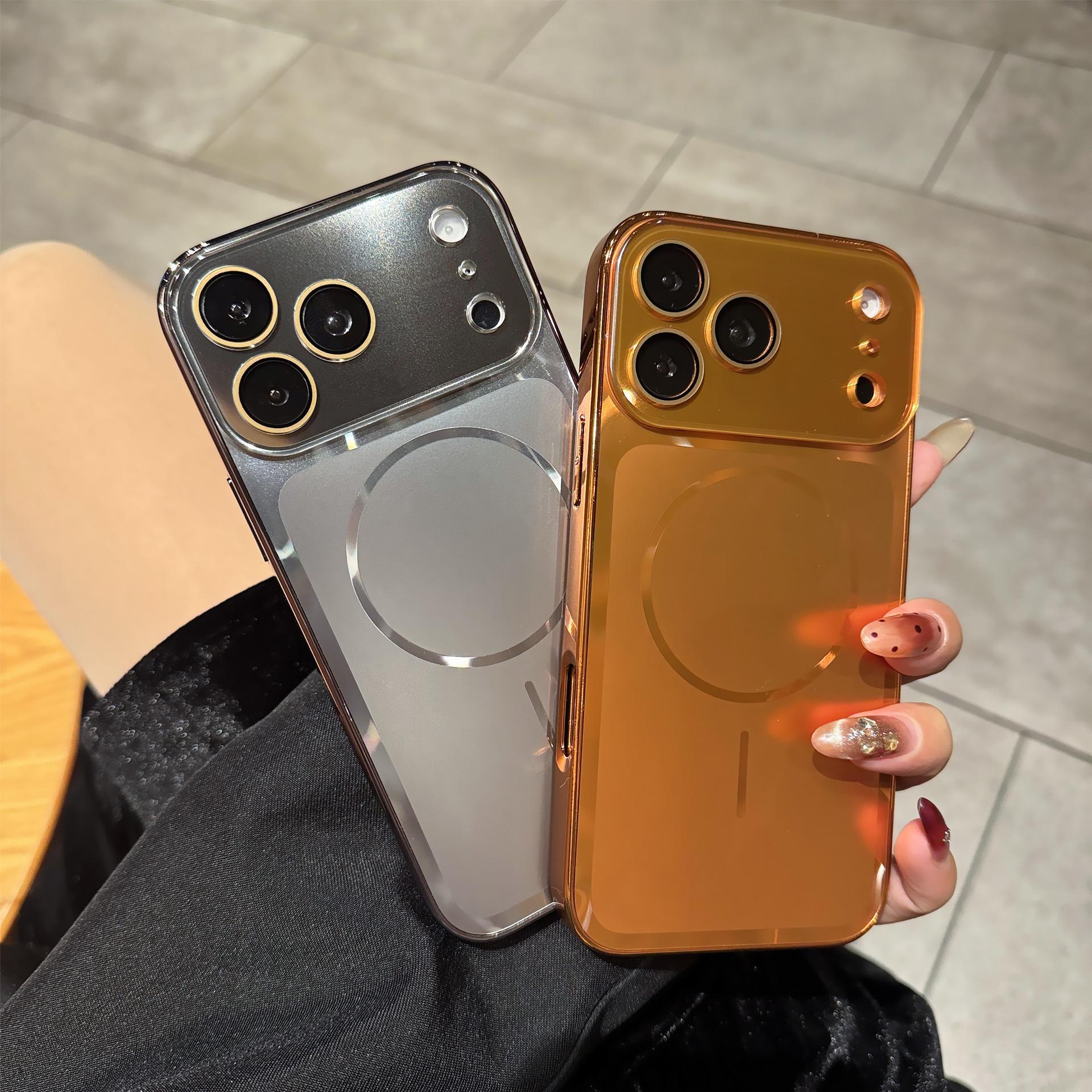 iPhone 17 Pro Max Electroplated PC Mirror Case: Drop-Proof, Wear-Resistant, IP16 Heat Dissipation iPhone 16