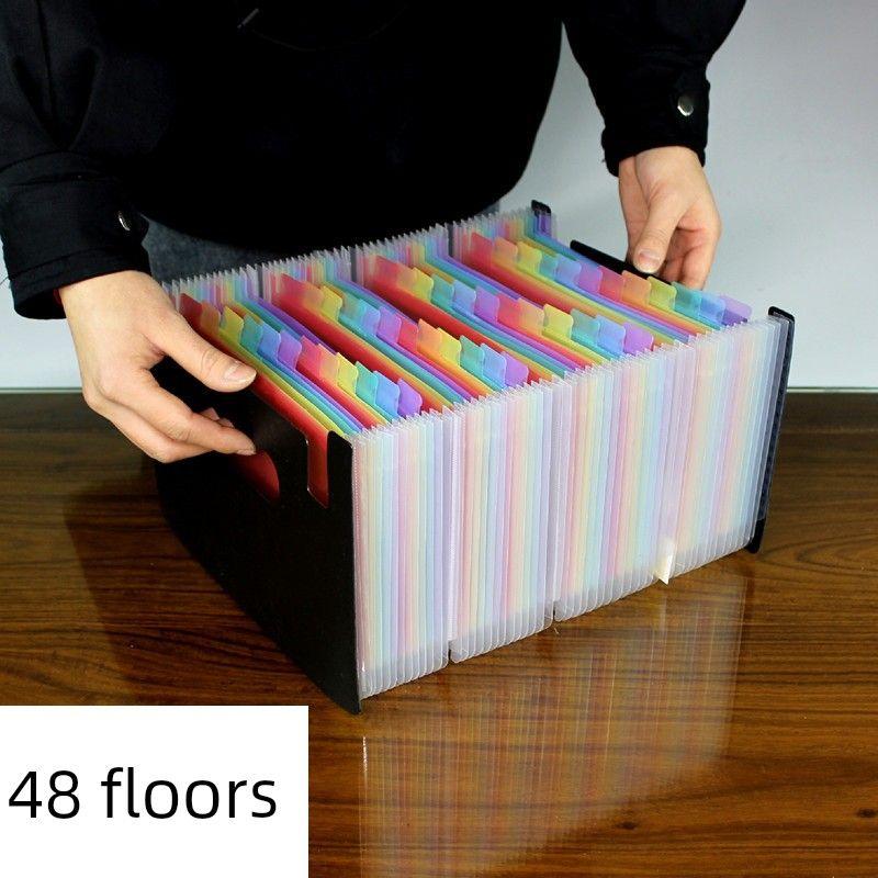 A5 Folder Document Invoice Storage Box Receipt Bill Cheque Consumption Note Delivery Note Voucher List Classification Storage