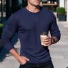 Men's Cable Knit Long Sleeve Pullover Sweater In Color for Everyday