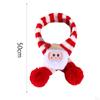 Festive Pet Neckwear - Stylish Winter Accessory for Dogs and Cats