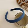Hair Hoop Candy Color High Elasticity Soft Sponge Headband No Pressure Corduroy Texture Thickened Design Face Wrap Hair Organizer