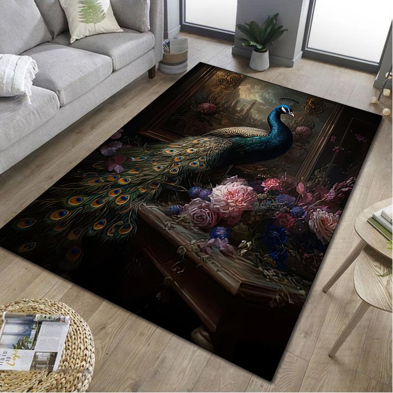 Flowers Animal Rug Home Carpet Office Decorative Carpet For Living Room Bedroom Door Mat Floor Carpet Computer Chair Area Rug