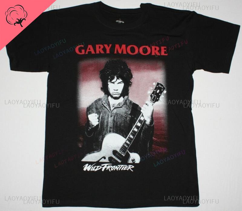 Gary Moore Wild Frontier87 Fashionable Street Casual Trend Comfortable Summer Allpurpose Tshirt for Men and Women