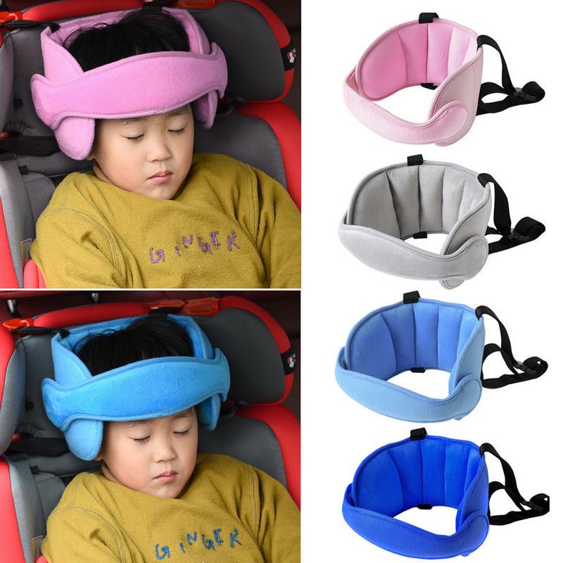 Adjustable Child Car Seat Head Neck Support Band Headrest Safe Sleep