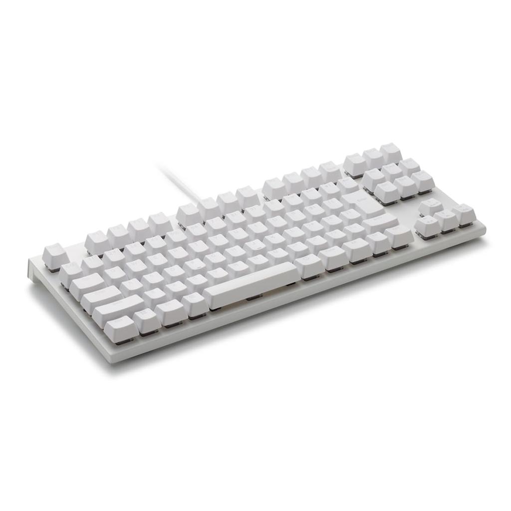 REALFORCE GX1 Rapid Trigger TKL Capacitive Fastest Windows Japanese Layout Made In Gaming 91 X1UC21 Keyboard, White, Silent, 45g, Size, Non-Contact