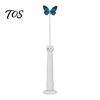 Interactive Wand for Cats Electric Butterfly Cat Wand, Rechargeable Toy, 360 Spinning Self-Play Portable Pet Entertainment Products with 2 Modes,