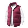 Autumn and winter simple vest men's velvet solid color warm jacket men's versatile loose fashion vest men
