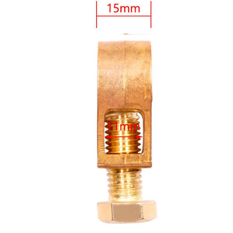 1 Pair Copper Car  Battery  Terminal, Wire Cable Clamp Thickened Batteries Connector, Connecting
