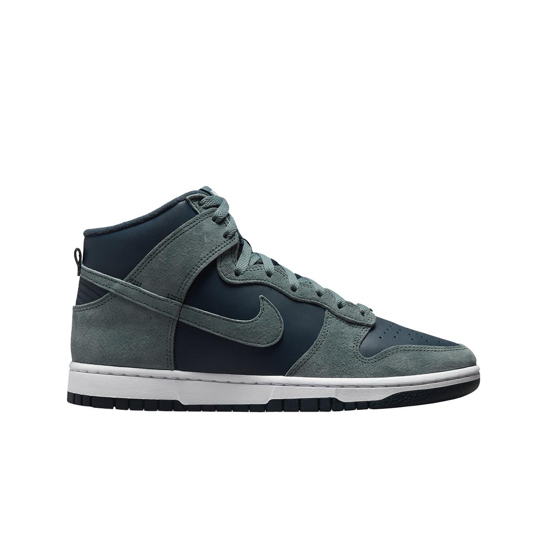 

Мужские кроссовки Nike Dunk High Retro PRM Armory Navy and Mineral Slate DQ7679-400