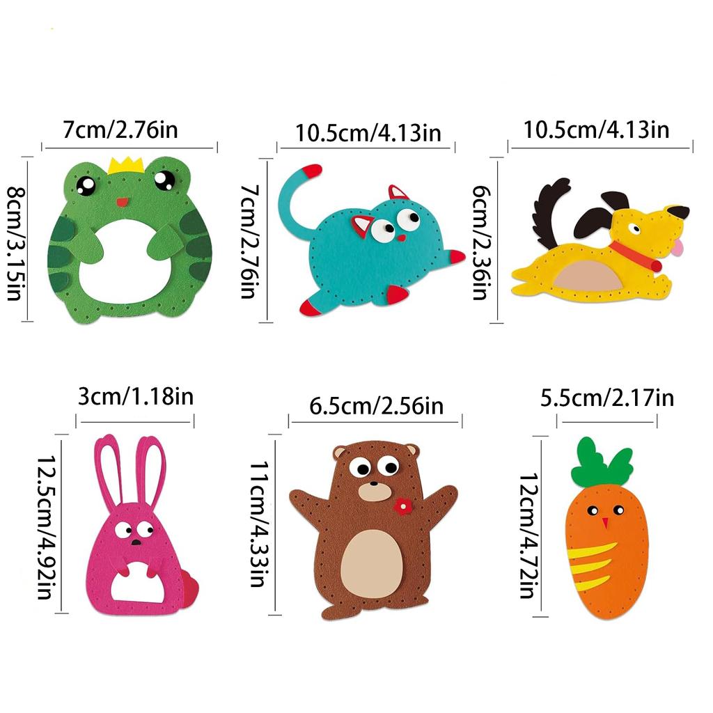 Diy Pendant Material Package, Children'S Sewing And Creative Handmade Doll Decoration Toy Set
