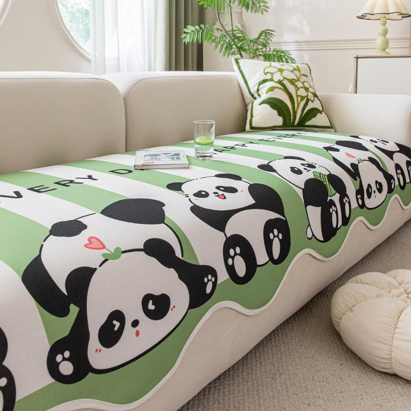 Подушка для дивана летний коврик для дивана подушка летний чехол ощущение прохлады ледяной шелк фиксированный нескользящий летняя подушка для сиденья 2025 новинка 9070cm 1980₽