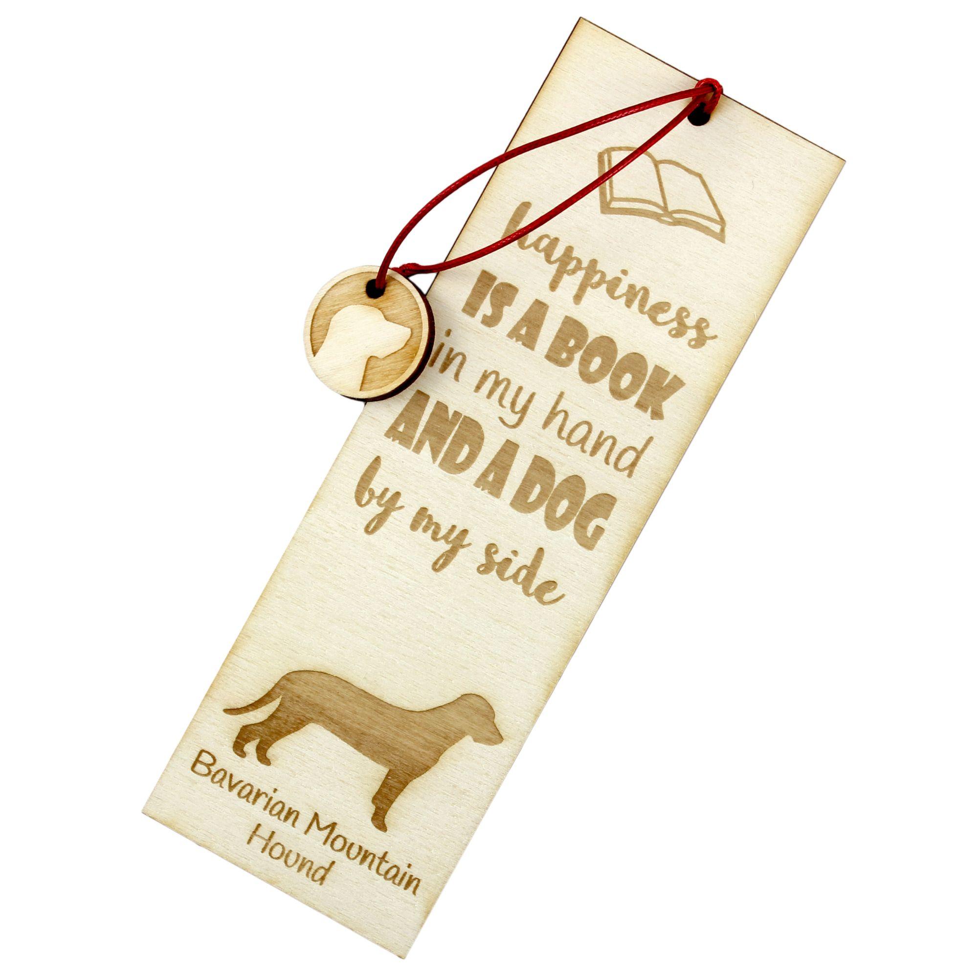 

Bavarian Mountain Hound - dog bookmark, personalized bookmark, dog gadget for Art-Dog brand readers