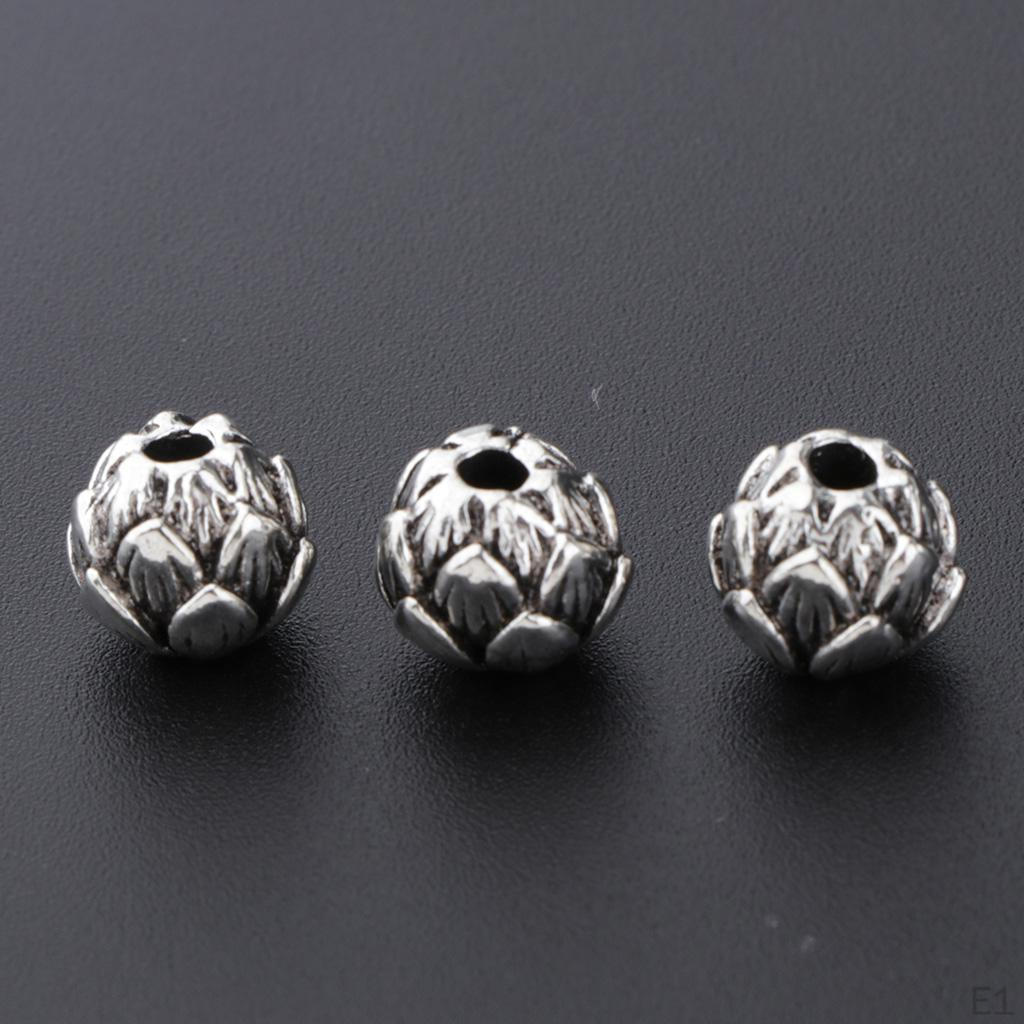 20 PCS 2mm Silver Spacer Beads Set To Do Search Supplies DIY Handmade Anklets