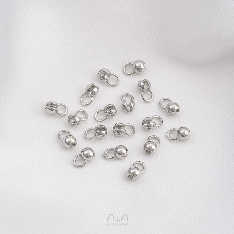 14K Gold-Filled Color-Retention Clasp Connector Beads and End Caps for DIY Jewelry