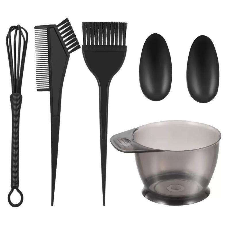 5-Piece Hair Dye Tool Kit – Coloring Bowl, Comb, Ear Caps & Brushes, Professional Salon Set for Home Styling