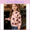 Girls Cartoon Cotton Sweater With Soft Fabric For Kids