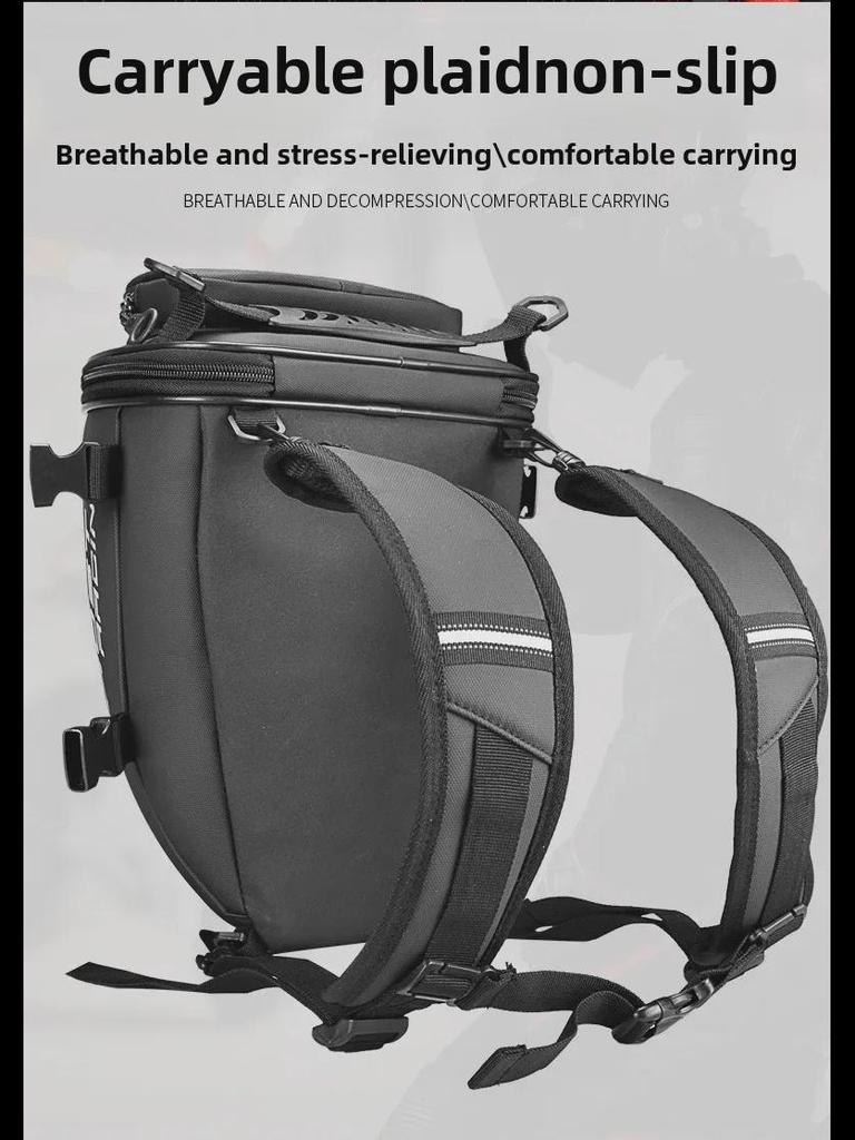 Motorcycle Tail & Backpack: Rear Seat Saddlebag for Racing & Travel